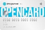 Cashback in Банк Открытие. Кредитная карта - opencard